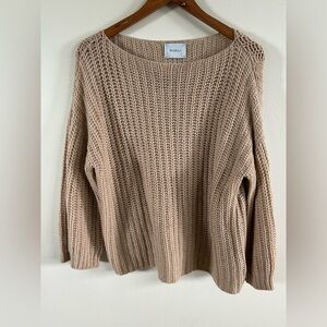 Nobili sweater knit recycled cashmere medium tan